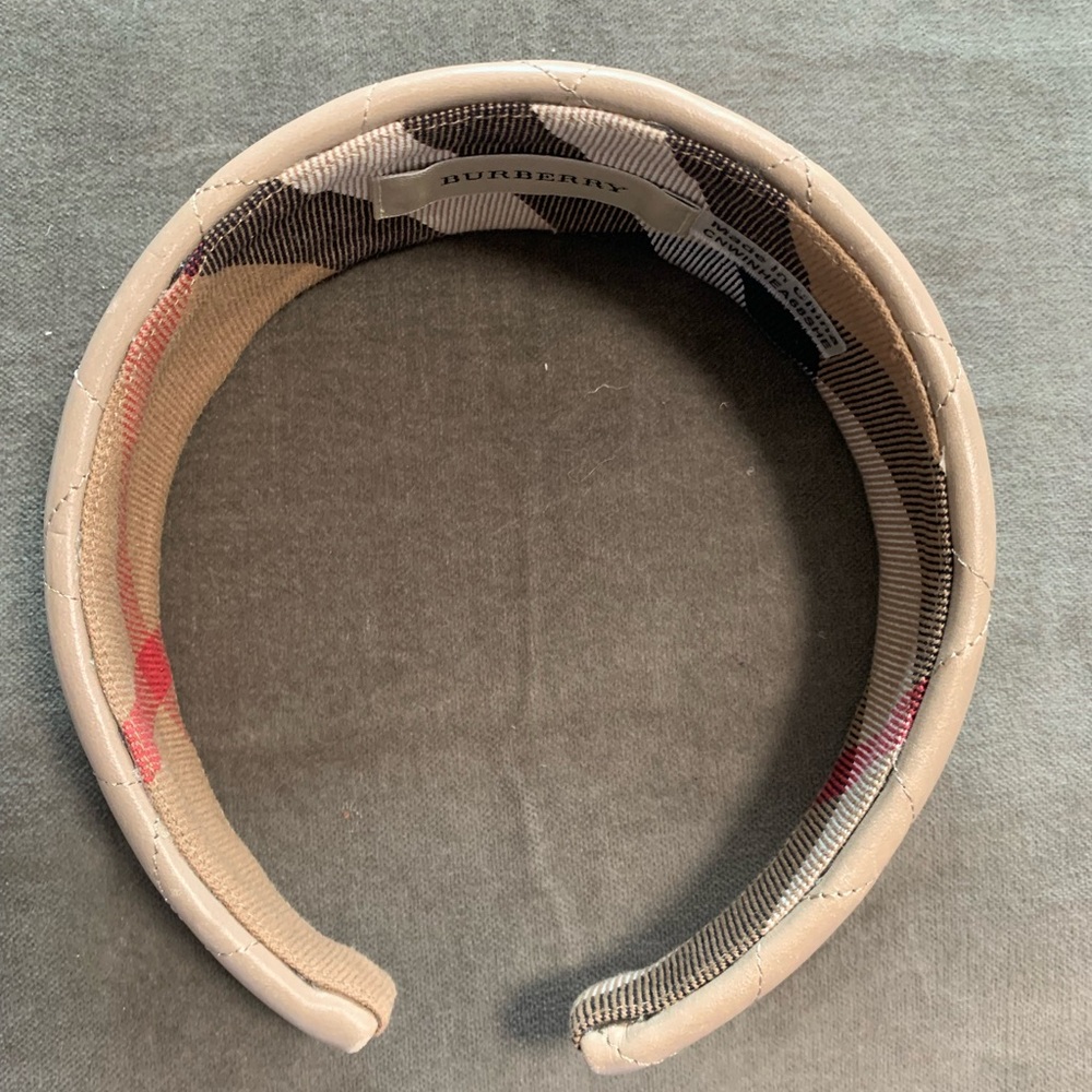 Burberry Quilted Leather Women's Headband
